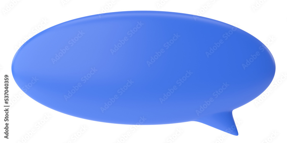 Speech bubble. Speech balloon. Text box. 3D illustration. Speech bubble. Speech balloon. Text box. 3D illustration.