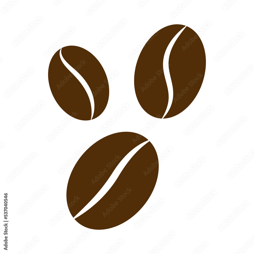 Coffee Beans icon Vector sign for coffee shop. Coffee Beans icon Vector sign for coffee shop.