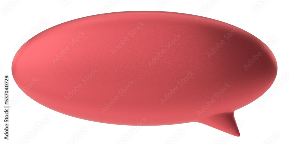 Speech bubble. Speech balloon. Text box. 3D illustration. Speech bubble. Speech balloon. Text box. 3D illustration.