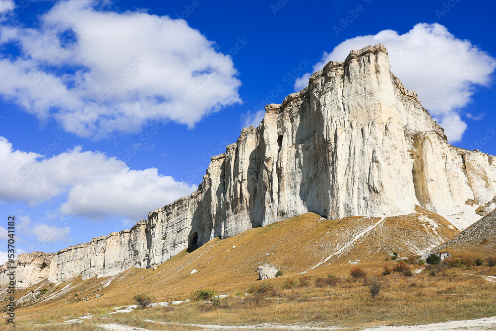 Fototapeta premium White rock, mountains, canyon, Crimea, Russia.