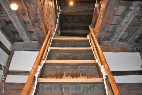 古城の階段