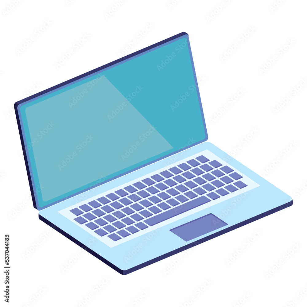 laptop computer portable isometric laptop computer portable isometric