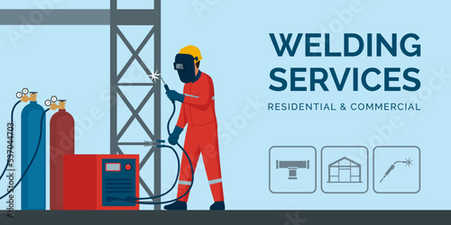 Professional welding service and welding equipment