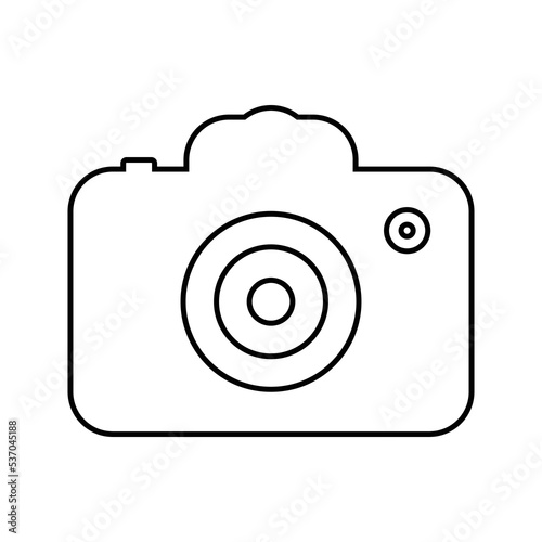 Camera, photo, photoshoot icon design. Black vector design for web and mobile.