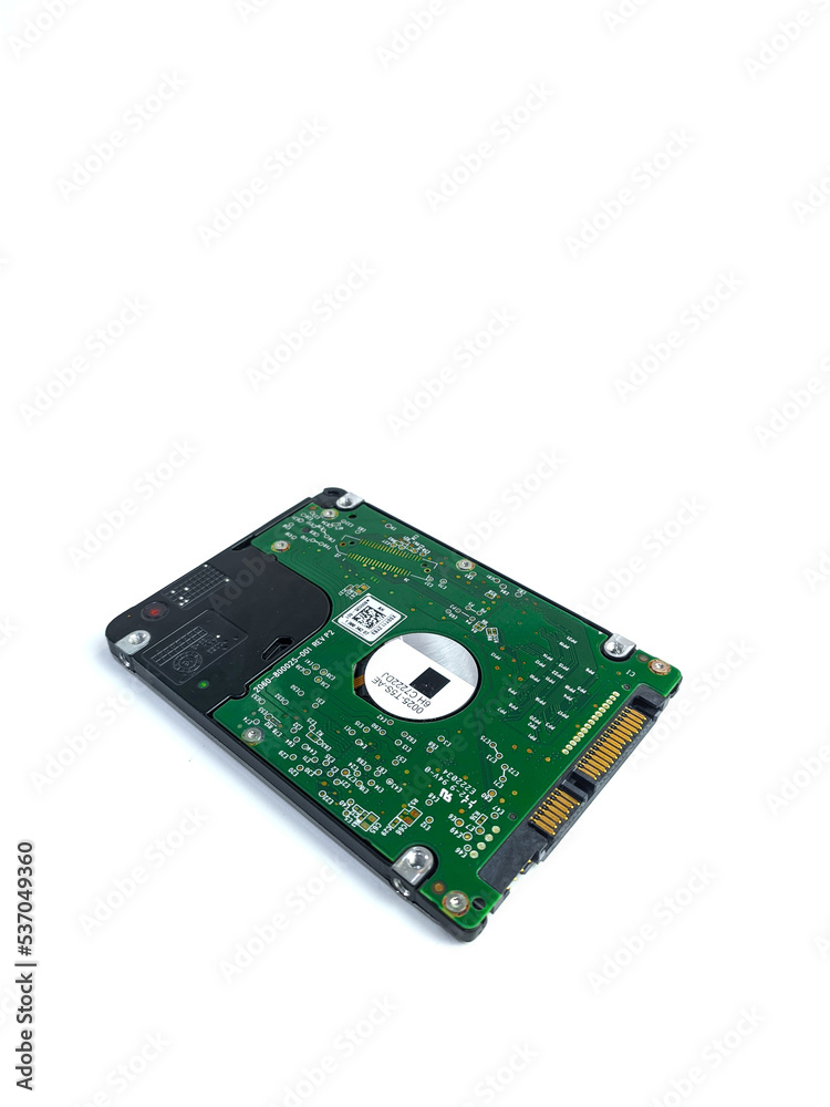 Computer hard drive isolated on white background Computer hard drive isolated on white background