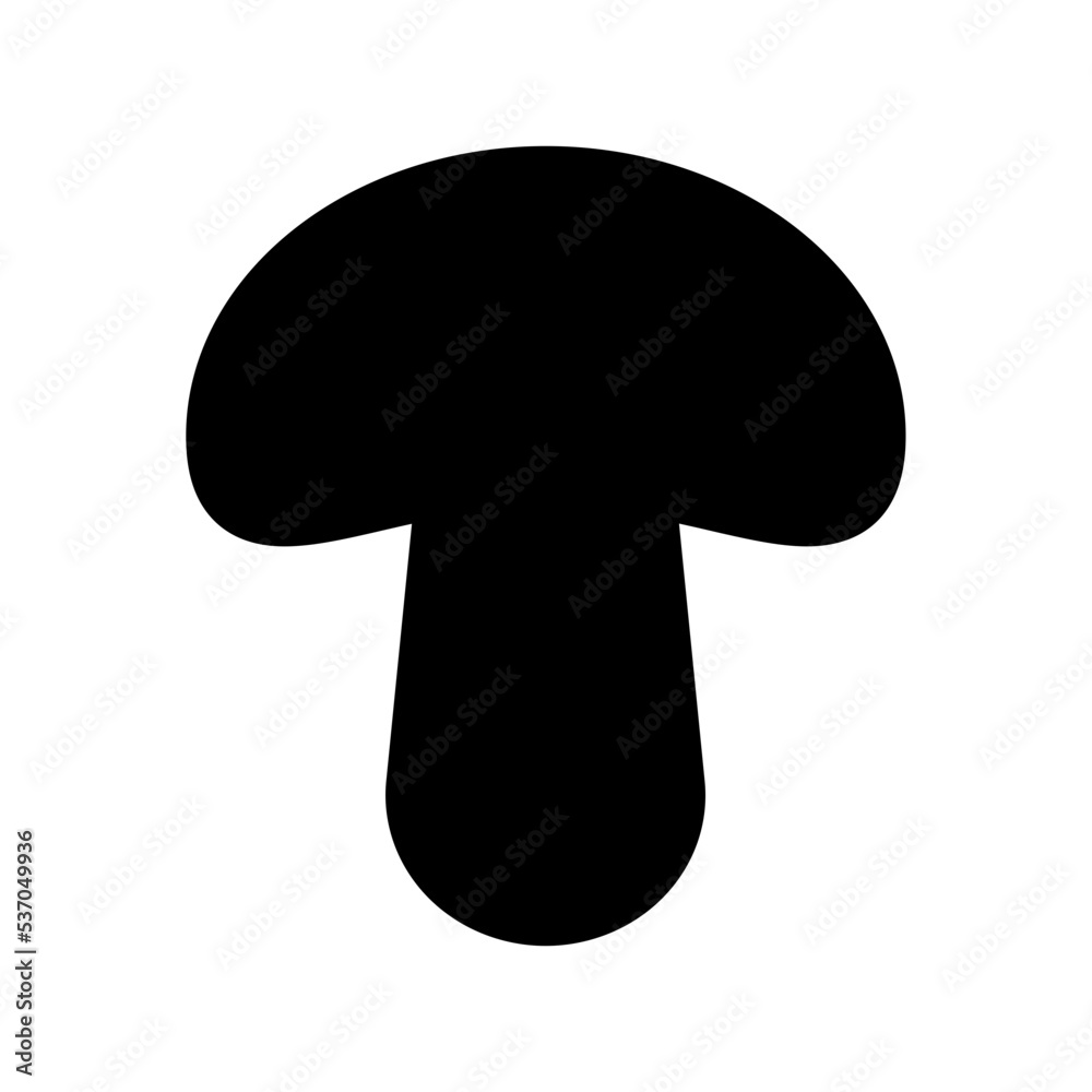 Mushroom Flat Vector Icon Mushroom Flat Vector Icon