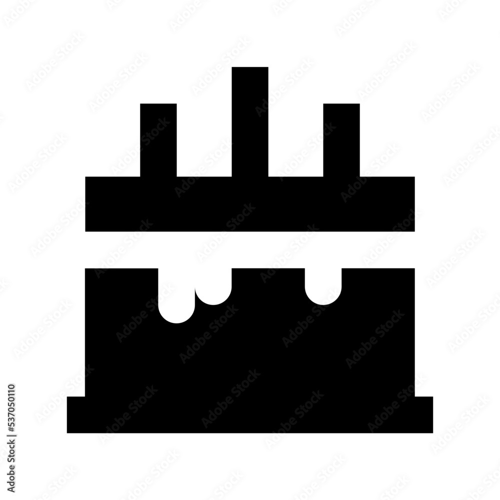 Cake Flat Vector Icon Cake Flat Vector Icon