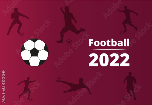 soccer players silhouettes football cup 2022