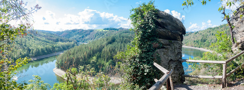 Teufelskanzel am Hohenwarte-Stausee