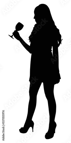 silhouette of a girl