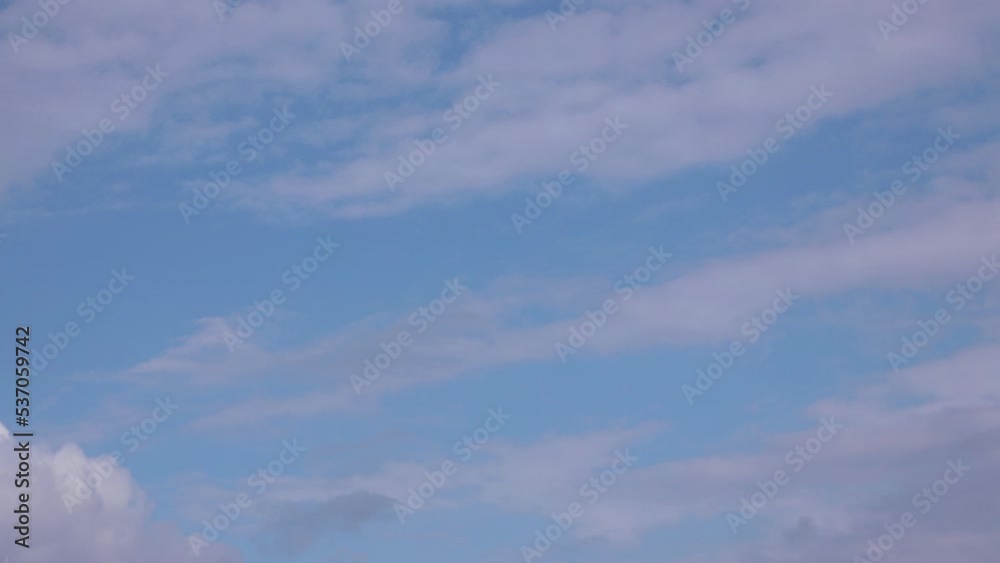 Timelapse shooting white clouds moving fast in the blue sky Timelapse shooting white clouds moving fast in the blue sky