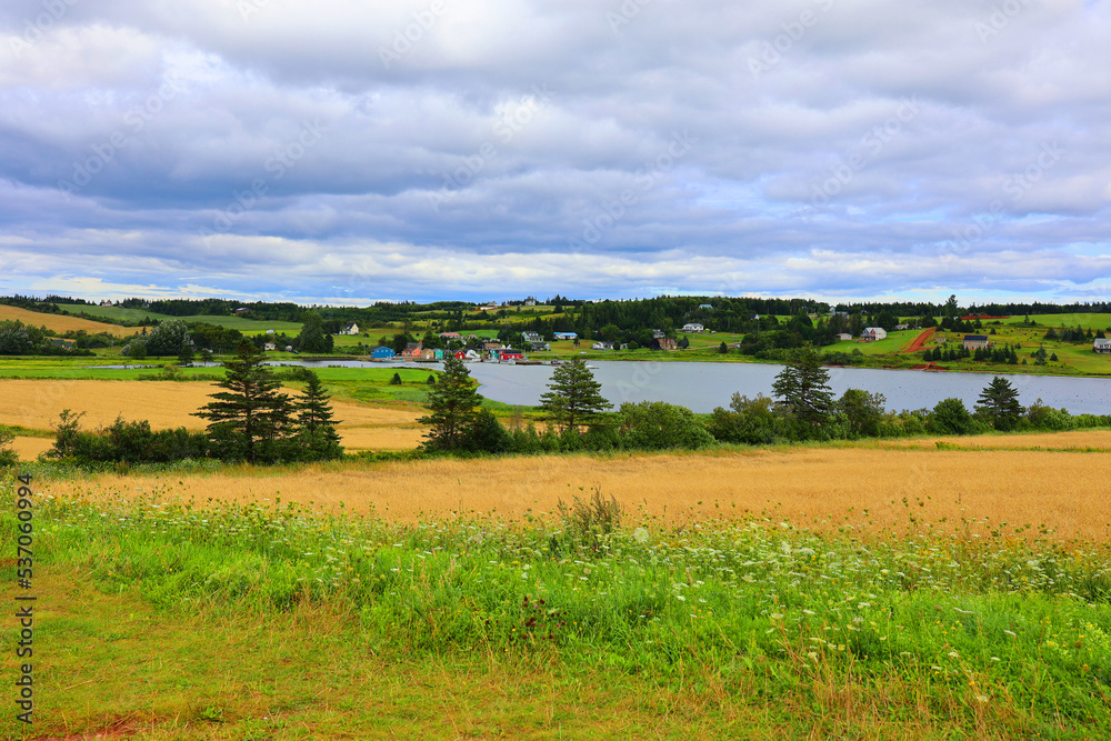 Landscape in summer in Prince Edwards Island Canada