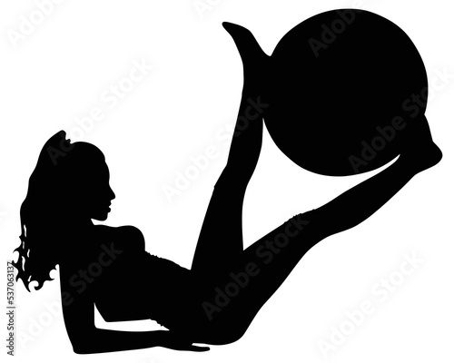 fitness woman doing exercise
