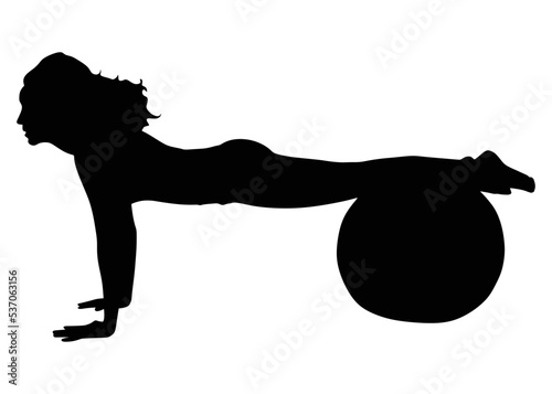 fitness woman doing exercise