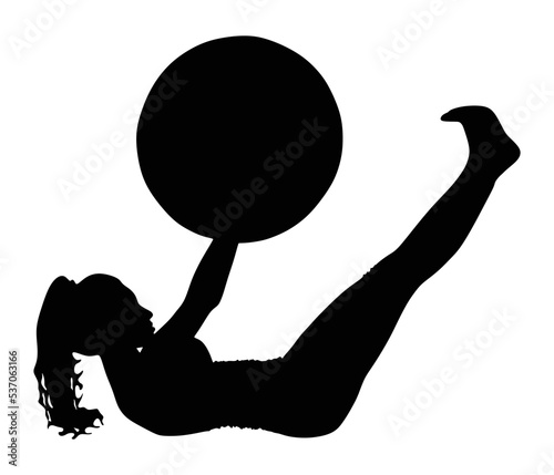 fitness woman doing exercise