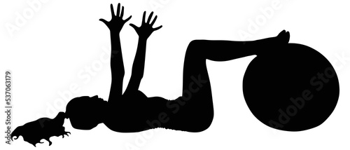 fitness woman doing exercise