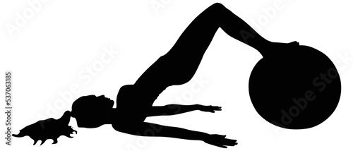 fitness woman doing exercise