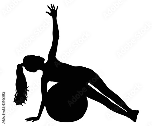 fitness woman doing exercise