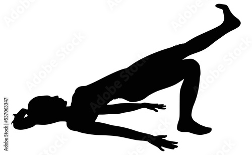 fitness woman doing exercise