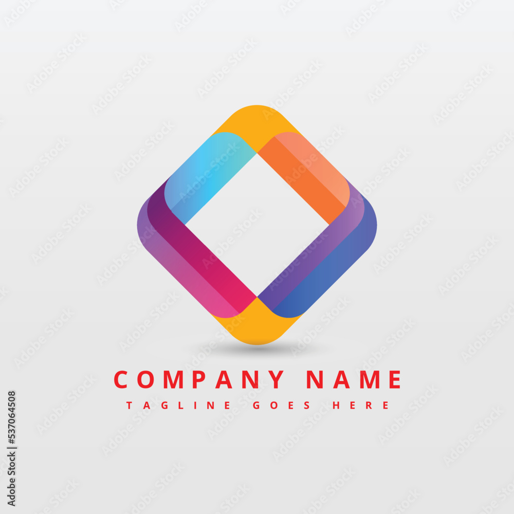 Abstract Business Logo Icon Design Template With Arrow. Vector Colour Sign. Abstract Business Logo Icon Design Template With Arrow. Vector Colour Sign.
