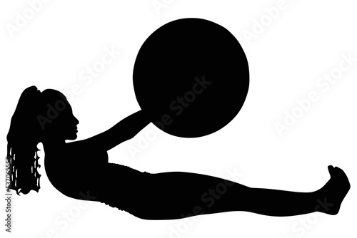 fitness woman doing exercise