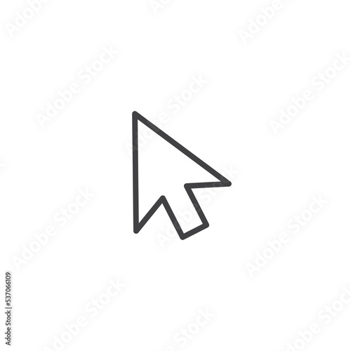 Free Download Cursor Icon Design Vector Template - GFXLoad