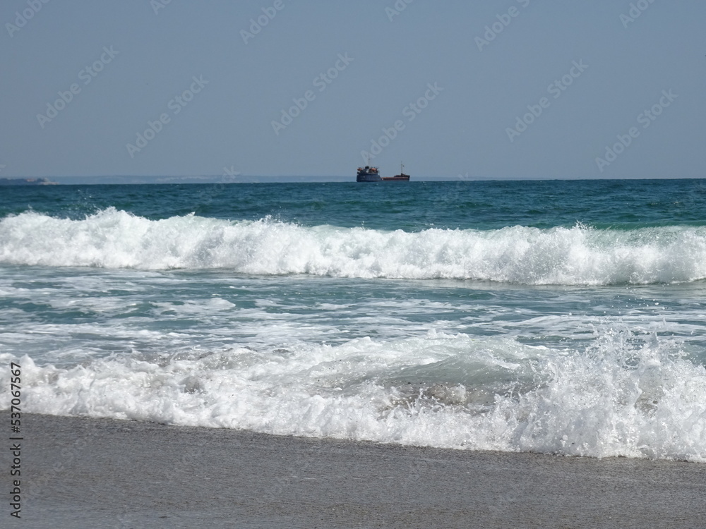 Nice summer view from Varna in Bulgaria 