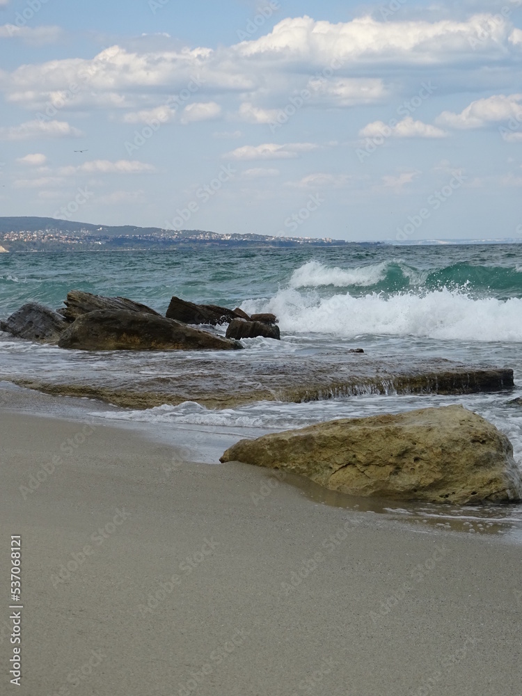 Nice summer view from Varna in Bulgaria Nice summer view from Varna in Bulgaria