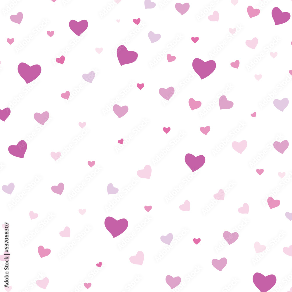 Pink little heart pattern background