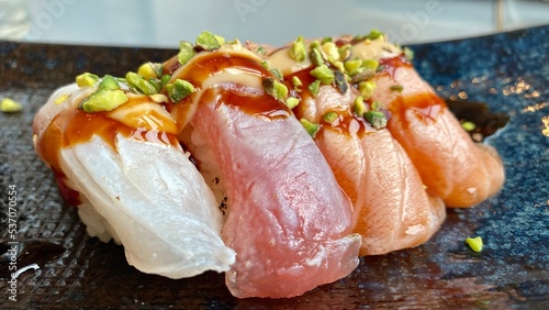 nigiri mix sushi plate 