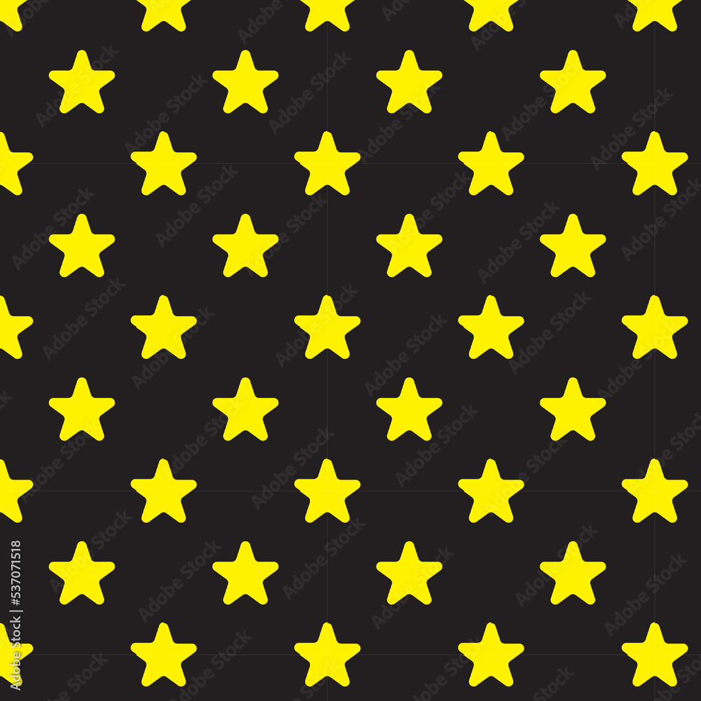 Sparkling stars with black background