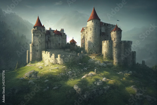 medieval fantasy castle