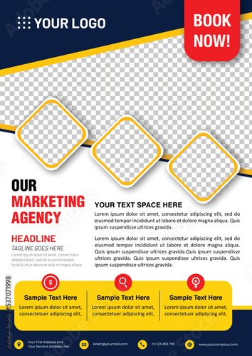 Business corporate flyer