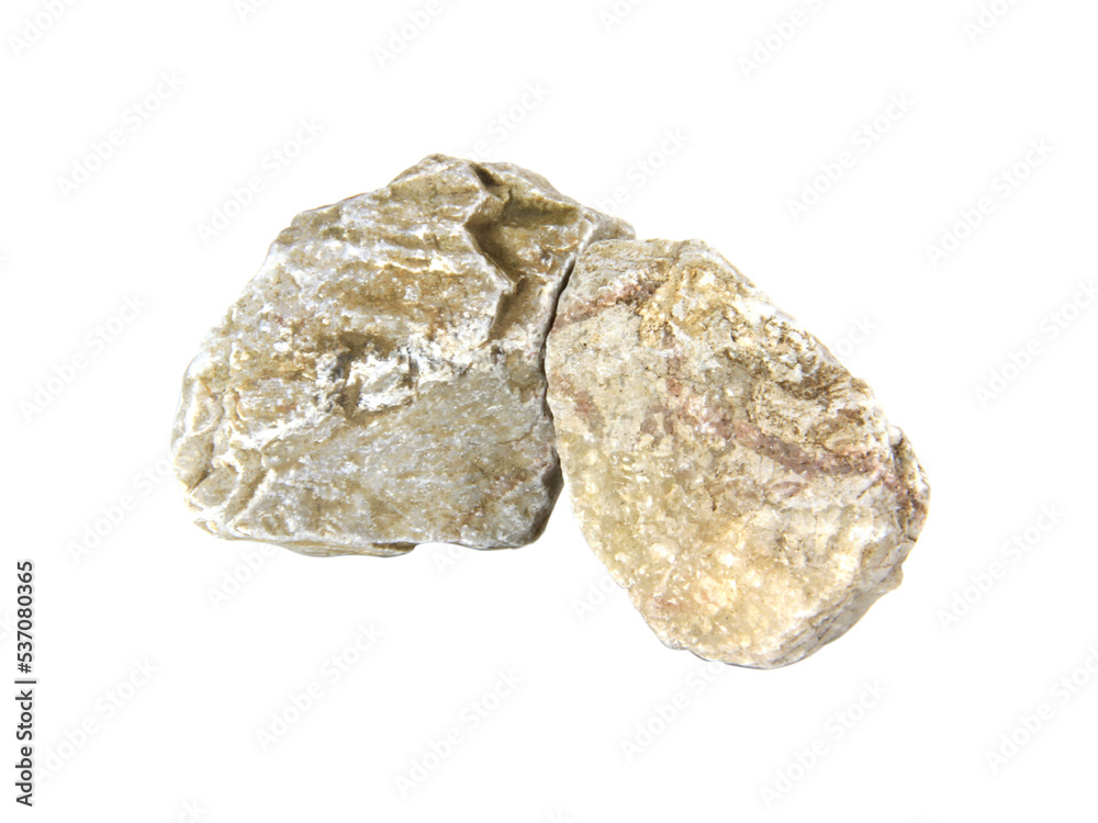 Obraz premium one rock isolated on white background.