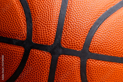 Orange basketball leather pattern background