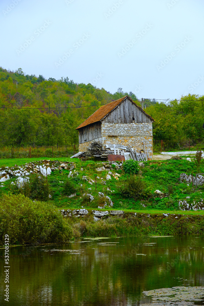 Old abandoned house in beautiful nature environment Old abandoned house in beautiful nature environment