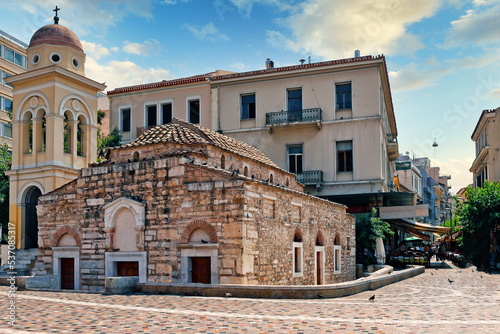 The Church of the Pantanassa in Monastiraki of Athens, Greece photo