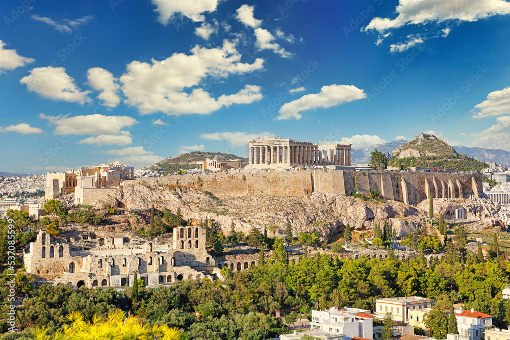 Naklejka premium The Parthenon on the Athenian Acropolis, Greece