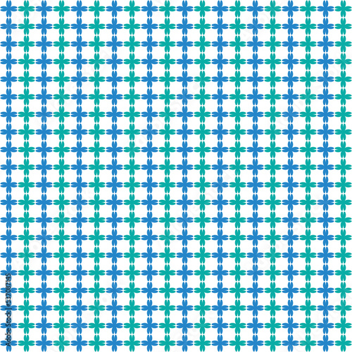 Seamless texture background turquoise and blue color, Geometric shape texture