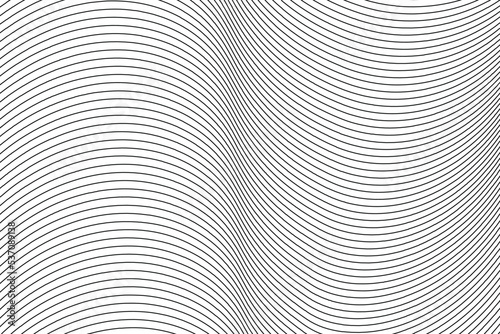 black and white abstract background wavy outlines