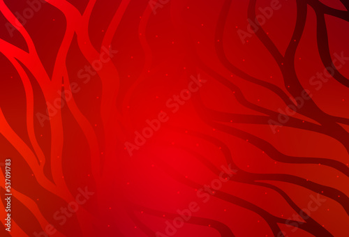Light Red vector template with lines.