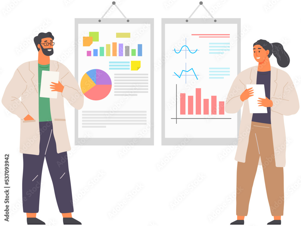 Search for solutions, scientific analysis concept. Woman looking at statistical chart. Scientist works with data analytics and research of statistics. Person with magnifying glass analyzes diagram Search for solutions, scientific analysis concept. Woman looking at statistical chart. Scientist works with data analytics and research of statistics. Person with magnifying glass analyzes diagram