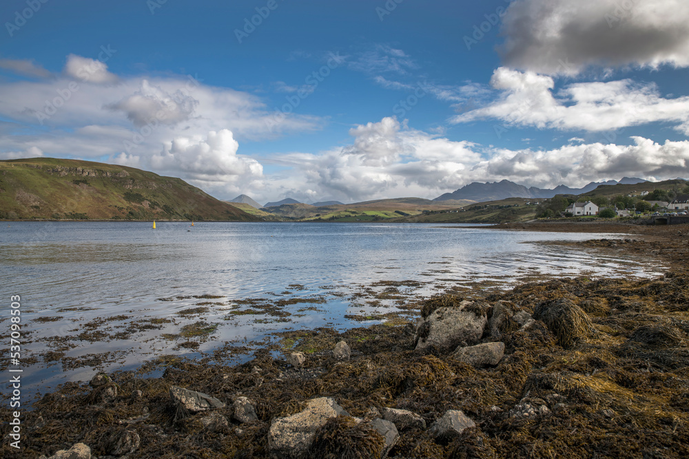 Carbost village by the loch