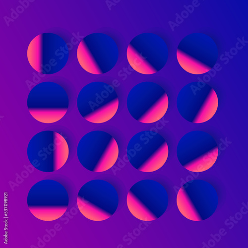background with red and blue circles