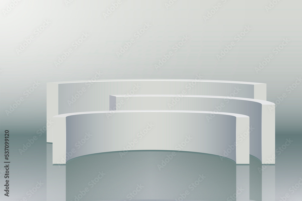 empty white product podium background empty white product podium background