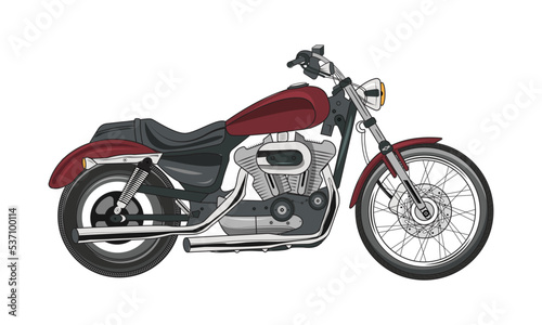 Motorcycle bike vector design,
