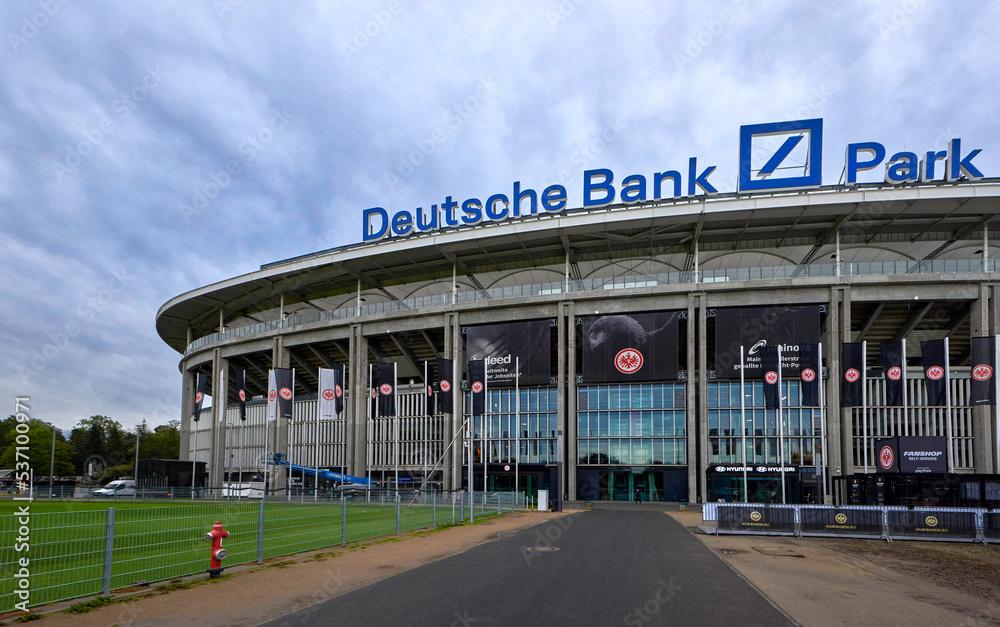 View on Deutsche Bank Park arena, Frankfurt StockFoto Adobe Stock