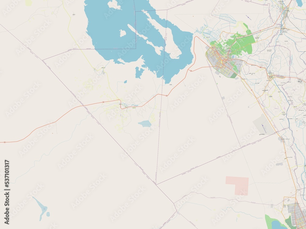 Karbala', Iraq. OSM. No legend Karbala', Iraq. OSM. No legend