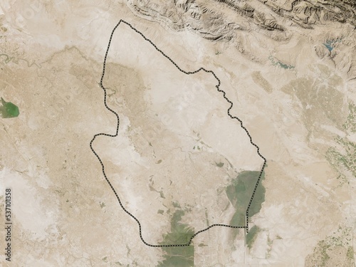 Maysan, Iraq. Low-res satellite. No legend photo