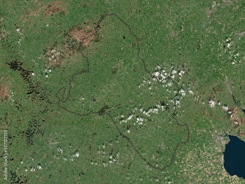 Monaghan, Ireland. High-res satellite. No legend photo